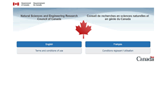 Desktop Screenshot of nserc.gc.ca